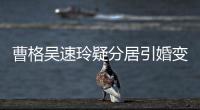 曹格吴速玲疑分居引婚变猜测 经纪人三字霸气回应 